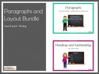Paragraphs and Layout Bundle - Years 3 and 4